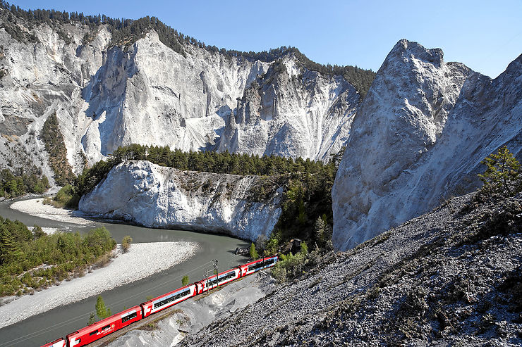 Glacier express - train suisse- voyage en train